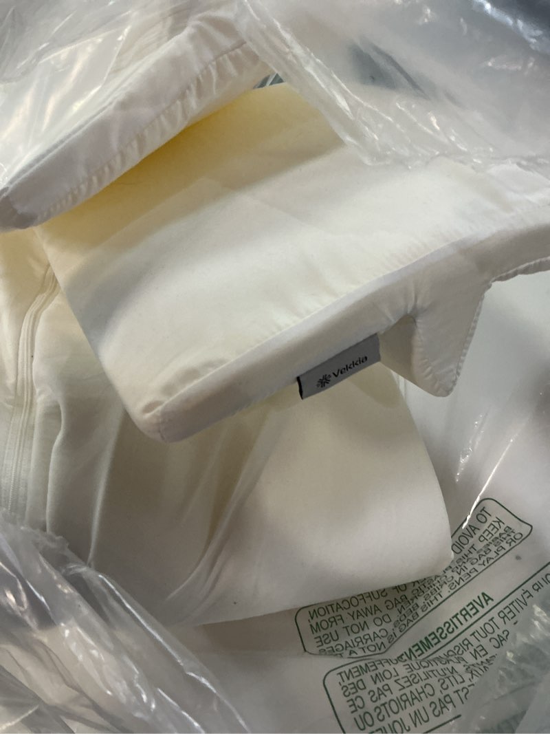 Condition photo showing As Is for vekkia 80" x 12" extra?wide split king gap filler for adjustable bed, twin to king bed converter, high?density foam, washable cover, fills up to 3? gap