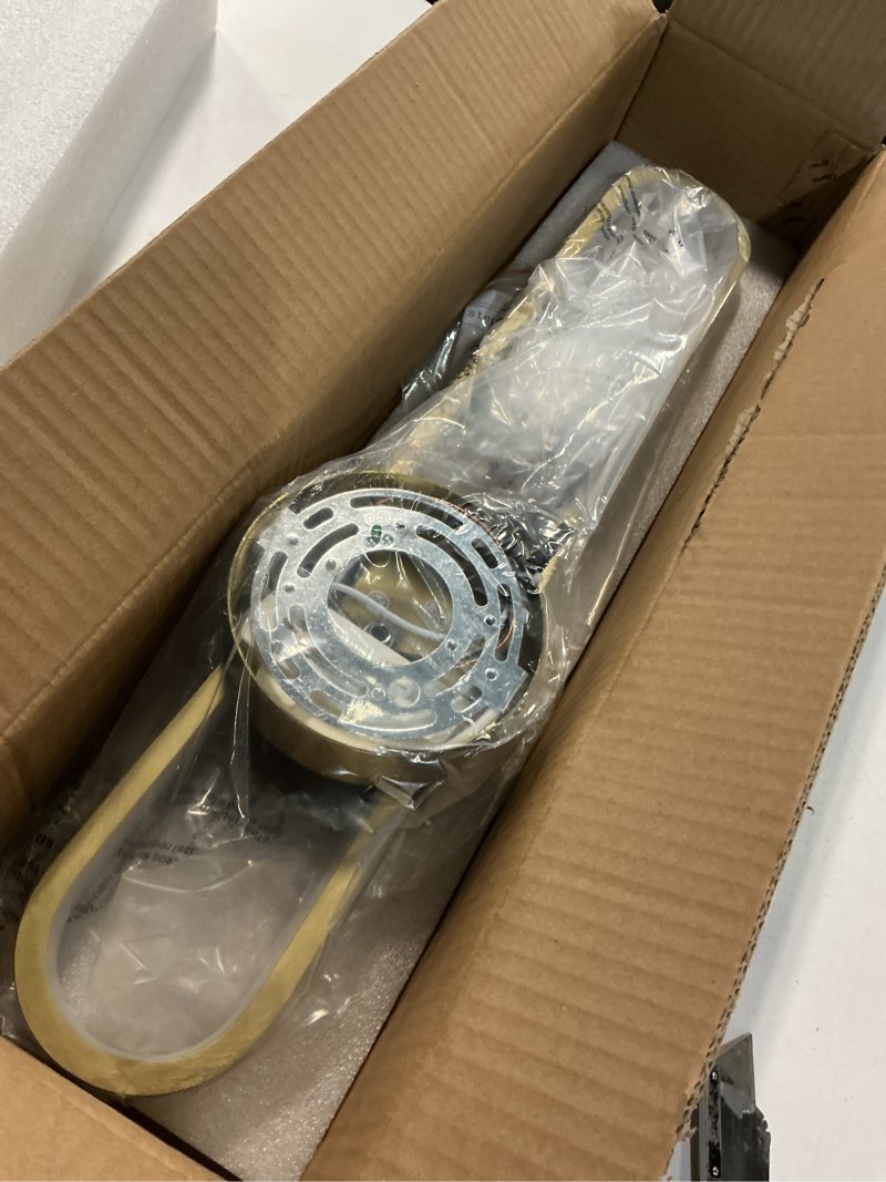Condition photo showing Good Condition for jaymp modern wall sconce 4000k dimmable led wall light fixture, hardwired wall lamp for living room, dining room, bedroom, hallway, lobby, entryway, 1 pack (brushed gold, h56cm/22inch) brushed gold h56cm/22inch