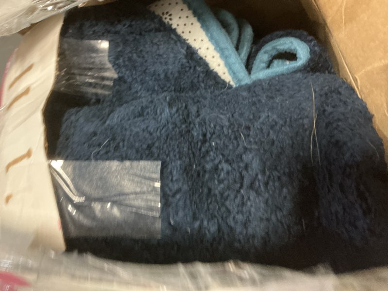 Condition photo showing As Is for Nuttumico Soft Rug for Living Room, 5x7 Feet Navy Blue Area Rug, Modern Carpets Fuzzy Rug for Kids Boys Girls Dorm Nursery Home Decor, Anti-Skid and Non-Shedding 5' x 7' (Rectangular) Navy Blue