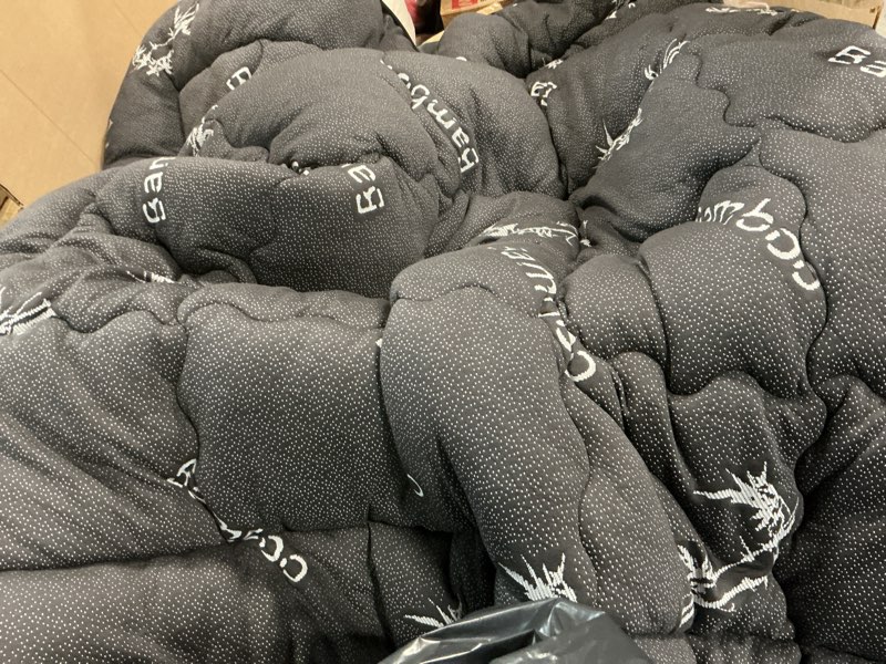 Condition photo showing Good Condition for BEDLORE King Mattress Topper Viscose Derived from Bamboo, Thick Pillow Top Mattress Pad with Stretchable Pockets for 6"-18" Mattress, Soft Breathable Mattress Topper for Back Pain Relief(Dark Gray) 2 Dark Gray King