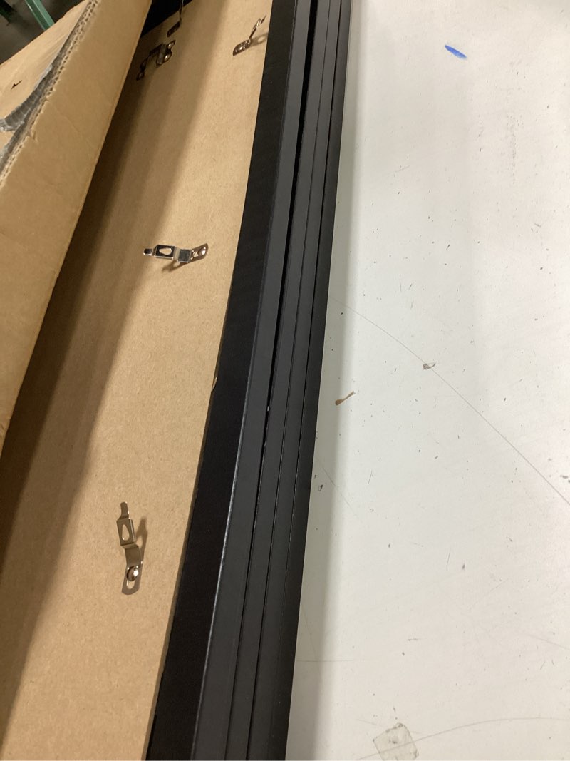 Condition photo showing As Is for fisnish 16x20 picture frames 5 pack, black poster frames for horizontal or vertical wall mounting black 16x20