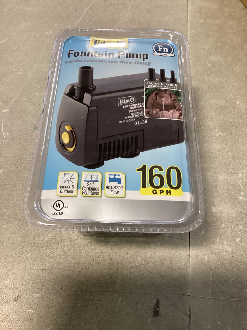 Condition photo showing New/Like New for Tetra Pond Statuary Pump for Indoor & Outdoor Ponds & Fountains