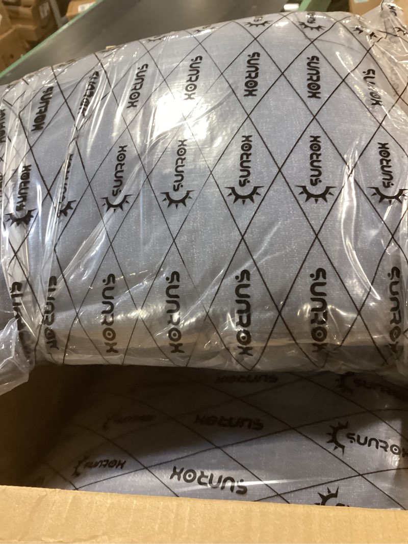 Condition photo showing New/Like New for sunrox dryfast foam outdoor chair cushion with drymesh drainage, all-weather fadeshield water resistant patio furniture cushions, ultra durable patio chair cushions 17"x16", 4 pack cream cream 17x16 inch (pack of 4)