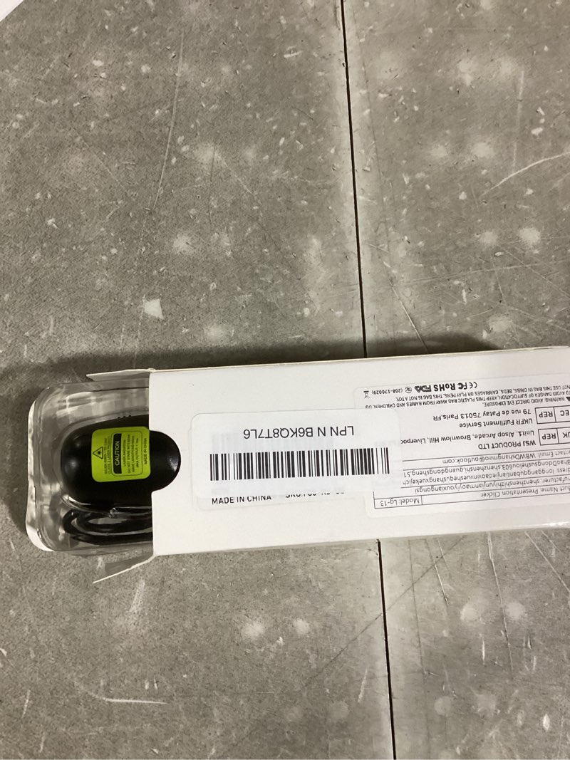 Condition photo showing New/Like New for 2-in-1 USB Type C Presentation Clicker, Clicker for PowerPoint Presentations, Rechargeable Wireless Presenter Remote, Pointer RF 2.4GHz USB PowerPoint Clicker Slide Advancer with Volume Control A-F05 A-RECHARGEABLE USB-C