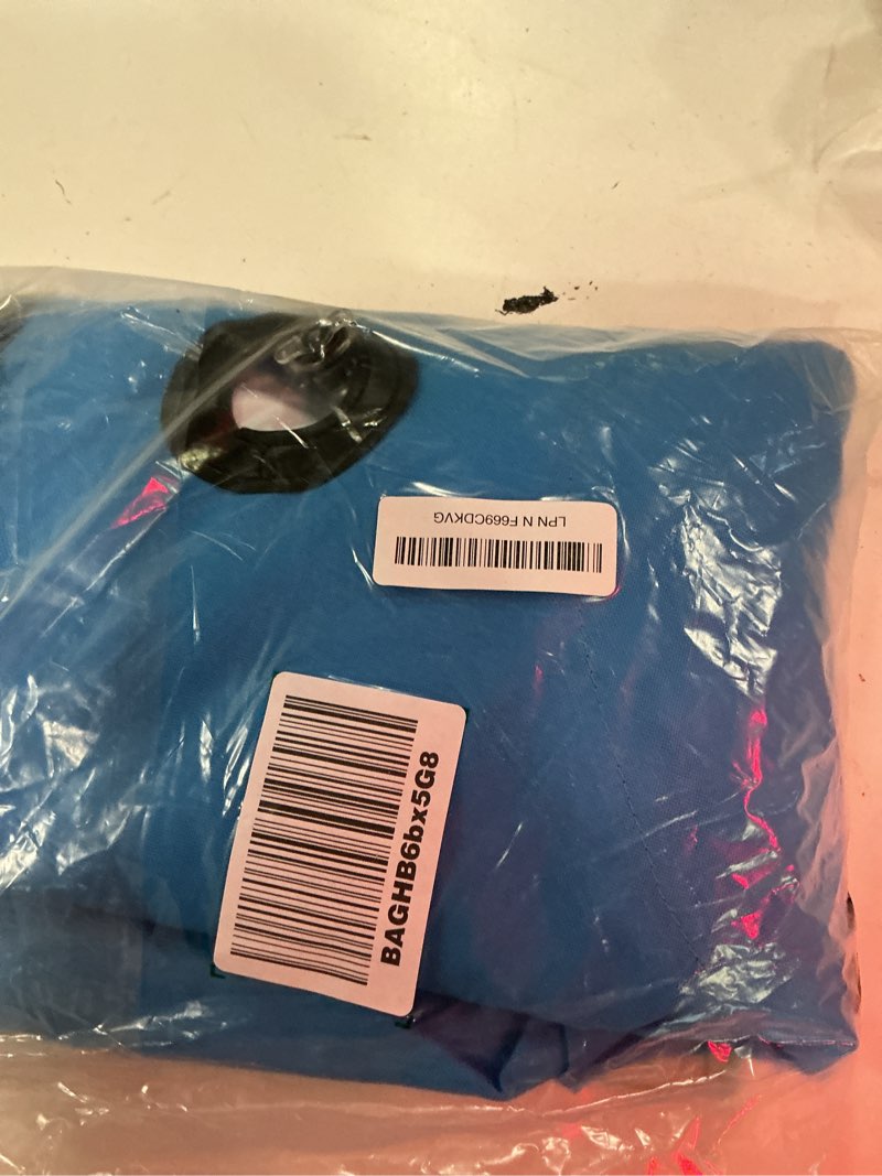 Condition photo showing New/Like New for pasara large dog pool float - 59"x35" dog pool float for large dogs, puncture proof pet floats holds up to 110 lbs, (blue)