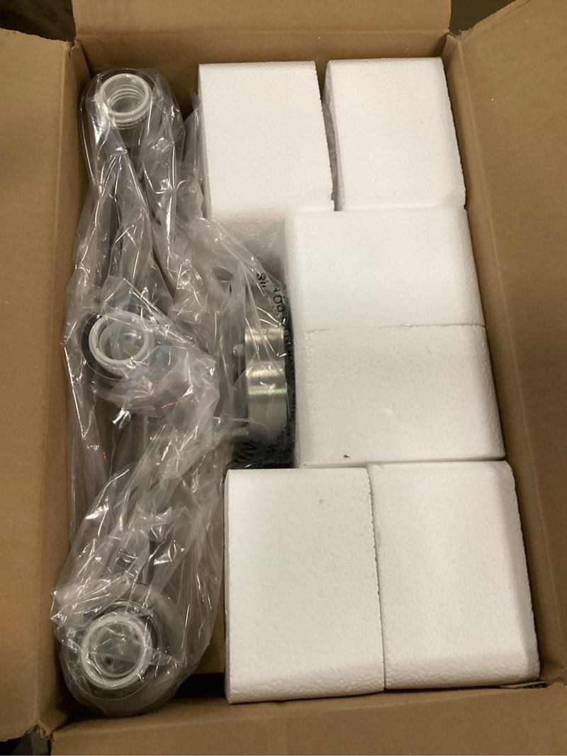 Condition photo showing Good Condition for zarbitta 3-light bathroom light fixtures, brushed nickel vanity light, farmhouse wall lights with clear glass shade, bathroom wall lamp for mirror kitchen bedroom hallway living room hallway cabinet brushed nickel 3-light