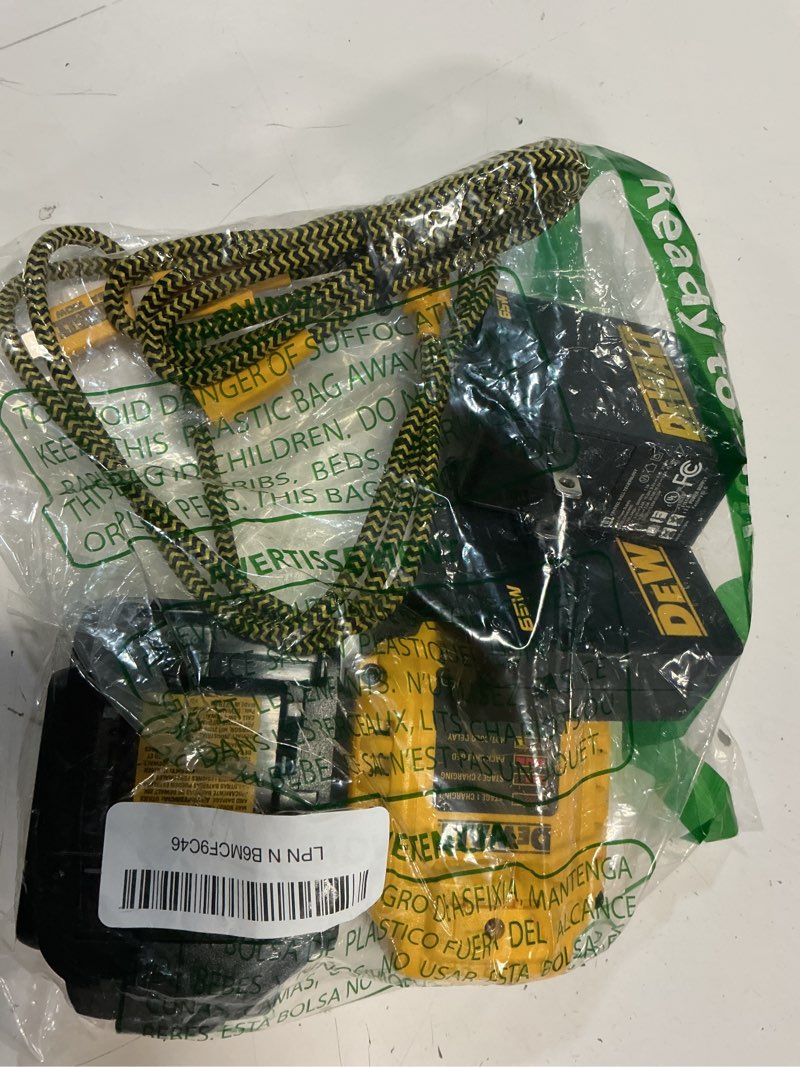 Condition photo showing Good Condition for dewalt battery charger and usb wall charging kit (dcb094k)