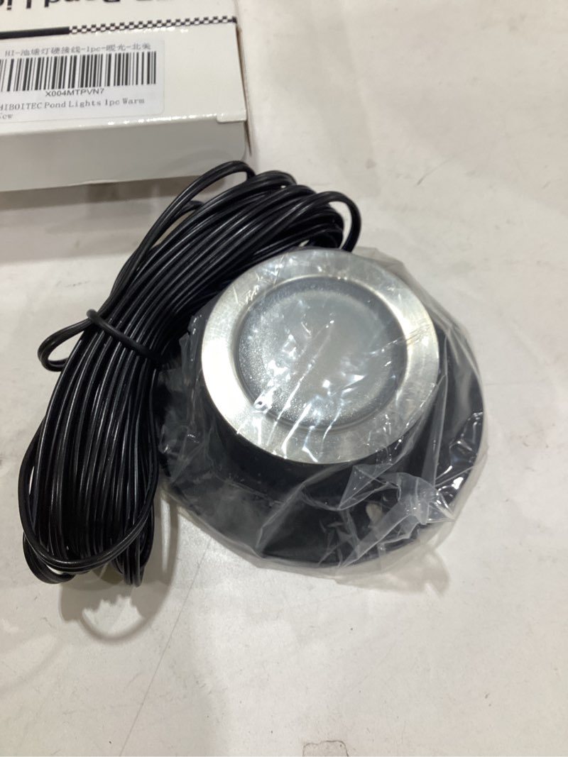 Condition photo showing Good Condition for led underwater pool lights, 3w 12v-24v dc, ip68 waterproof, stainless steel aluminum, lamp for inground swimming pools ponds fountains steps,cool white(6000k)
