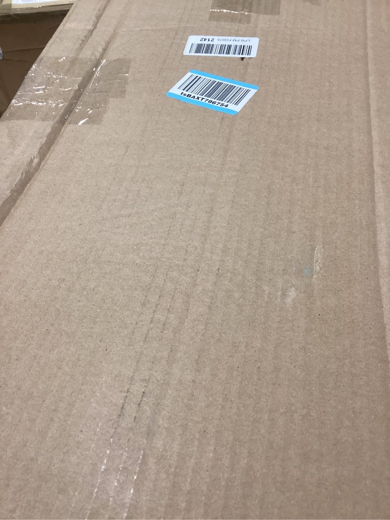 Condition photo showing New/Like New for Umbra Vento Kitchen Trash Can with Open Top, Large 16-Gallon (62 L) Capacity, Black/Nickel