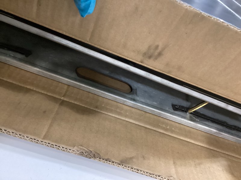 Condition photo showing As Is for VEVOR Wheel Alignment Tool, 2-Pack Alignment Tool Toe Plates, Stainless Steel Toe Angle Measurement Tool Plate, 4 Alignment Rods and Magnetic Slots, Includes Measuring Tapes & Conversion Chart