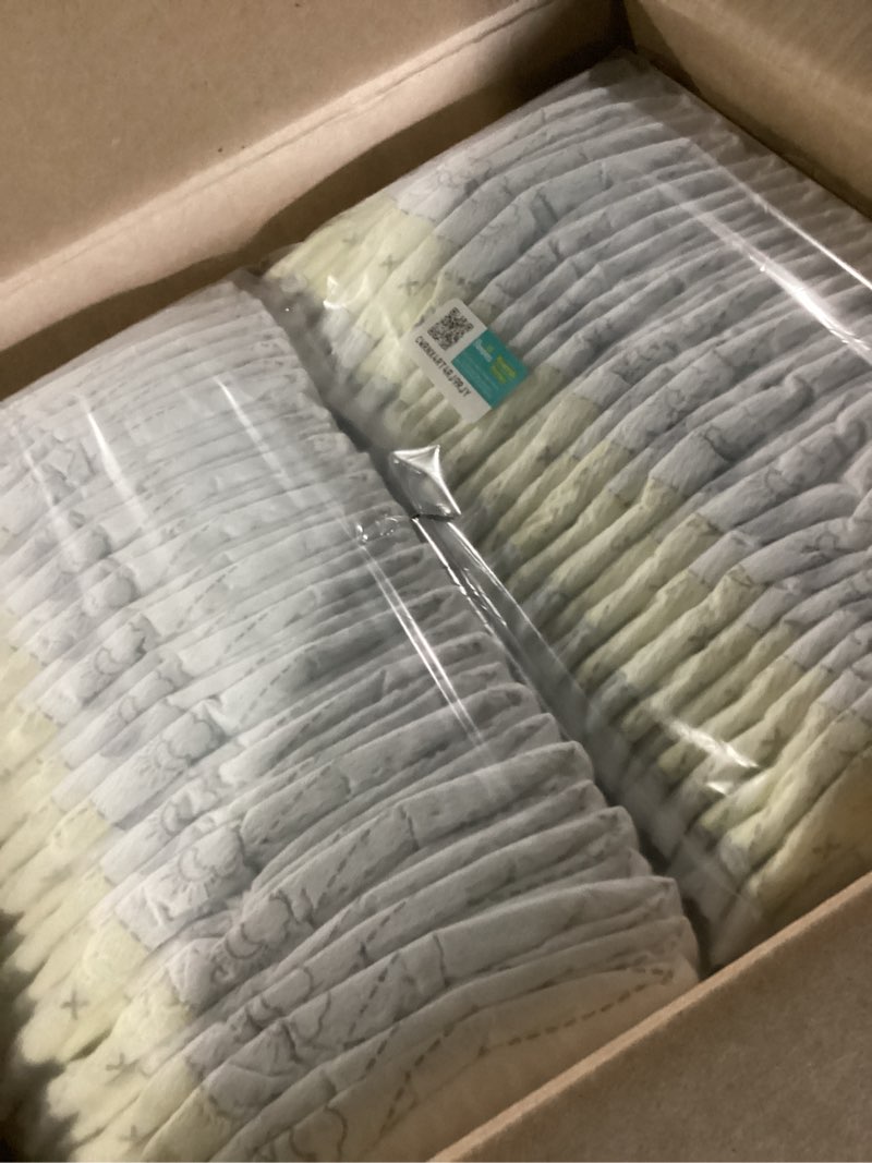 Condition photo showing New/Like New for pampers swaddlers diapers, size 1 (8-14 lbs), 198 count, absorbent, keeps baby dry and comfortable, skin safe disposable baby diaper (packaging may vary) size 1 198