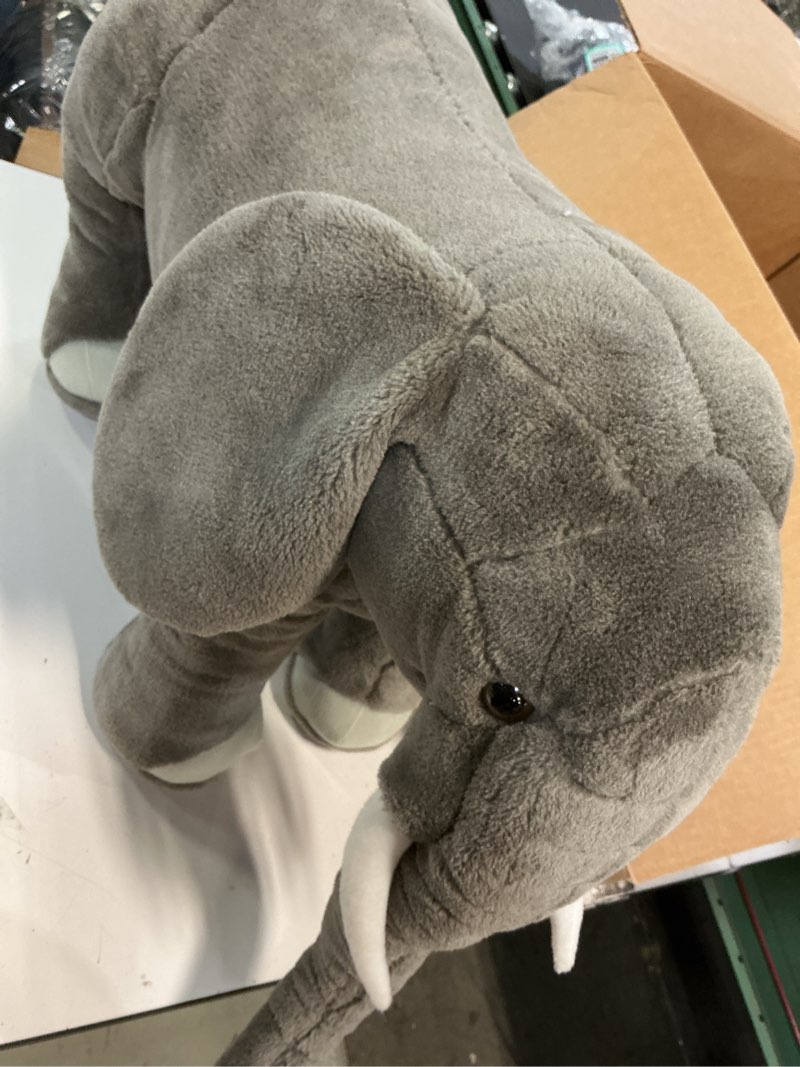 Condition photo showing Good Condition for Melissa & Doug Giant Elephant - Lifelike Stuffed Animal (Over 3 feet Long)