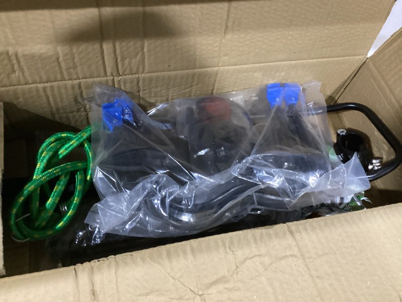 Condition photo showing As Is for rockbros rear bike rack quick release bike cargo rack luggage bike rack rear mountain bike rack black+blue