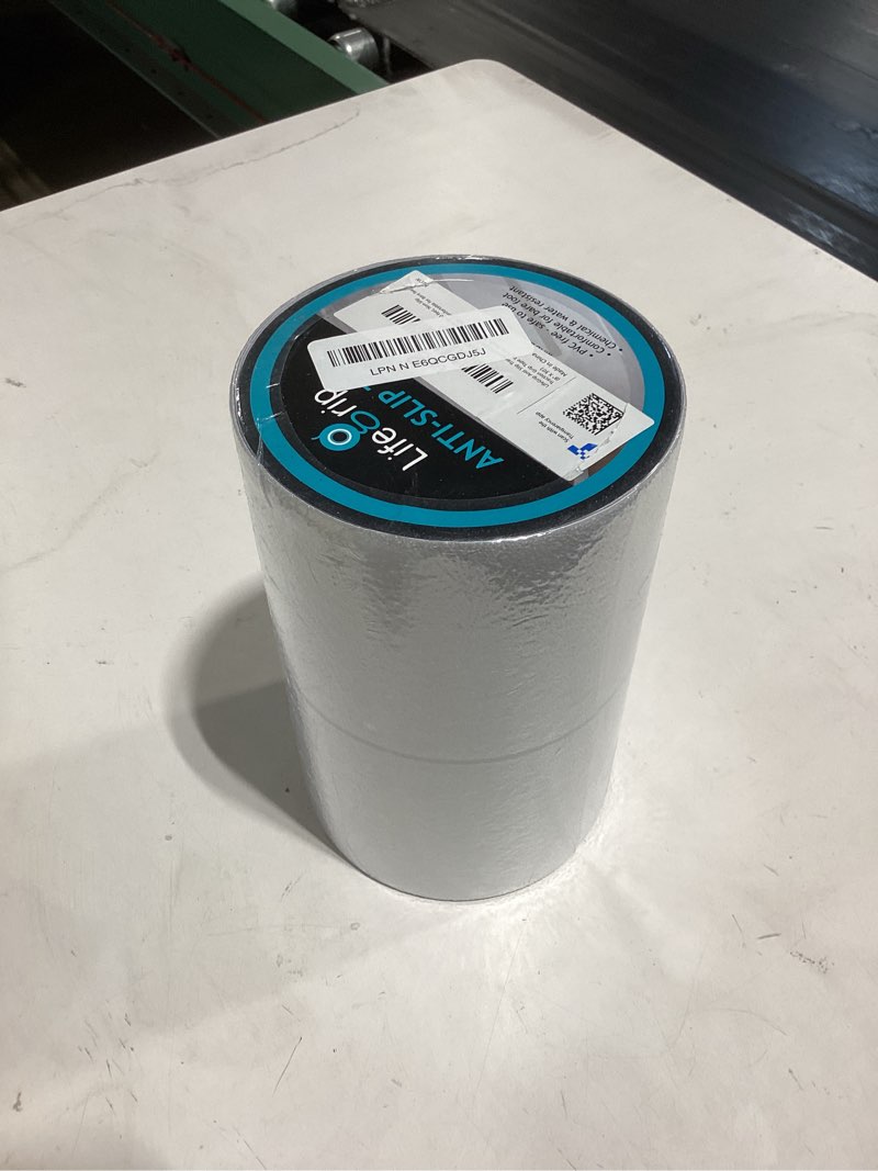 Condition photo showing New/Like New for lifegrip anti slip transparent anti slip tape, 8 inch by 30 feet, non-slip traction grip tape to tubs, boats, stairs, clear, soft, comfortable for bare feet (8" x 30') 8" x 30' clear