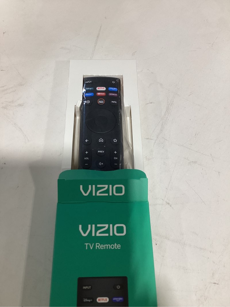 Condition photo showing As Is for vizio smart tv remote – xrt140r