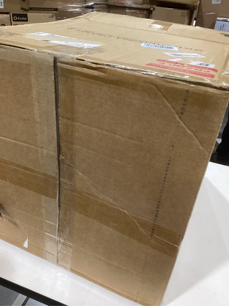 Condition photo showing Good Condition for Kante Tall Concrete Planter, 21.7-Inch Height Weathered Concrete Large Indoor Outdoor Plant Pot with Drainage Hole for Patio Garden Home, Modern Decor for Flowers and Tree Weathered Concrete 21.7"H