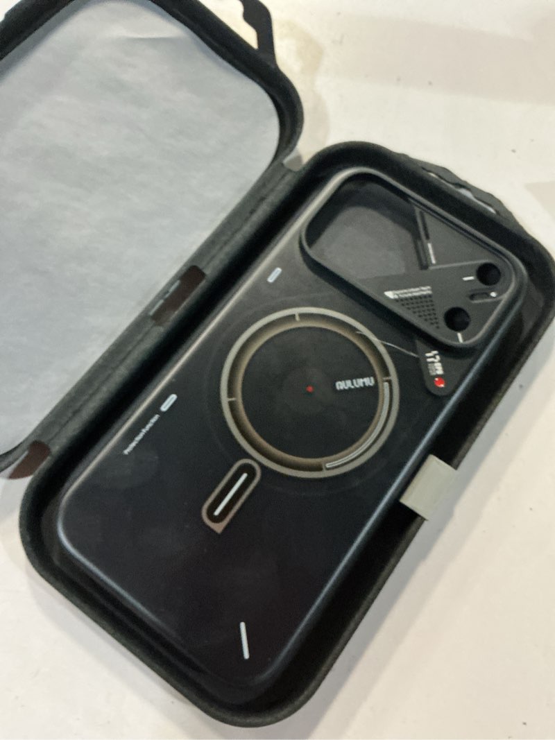 Condition photo showing New/Like New for aulumu a17 iphone 17 pro max magnetic thermal case | coolhyper | with camera control | imd technology | compatible with magsafe | touch translucent gray iphone 17 pro max translucent gray