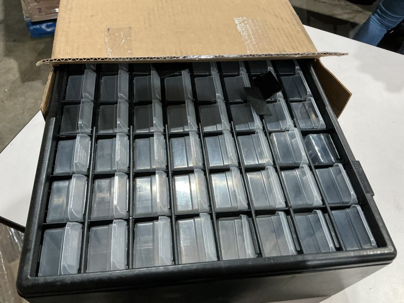 akro-mils 64 drawer 10164, plastic parts and craft storage cabinet, (20 inches wide x 6 inches deep x 16 inches high