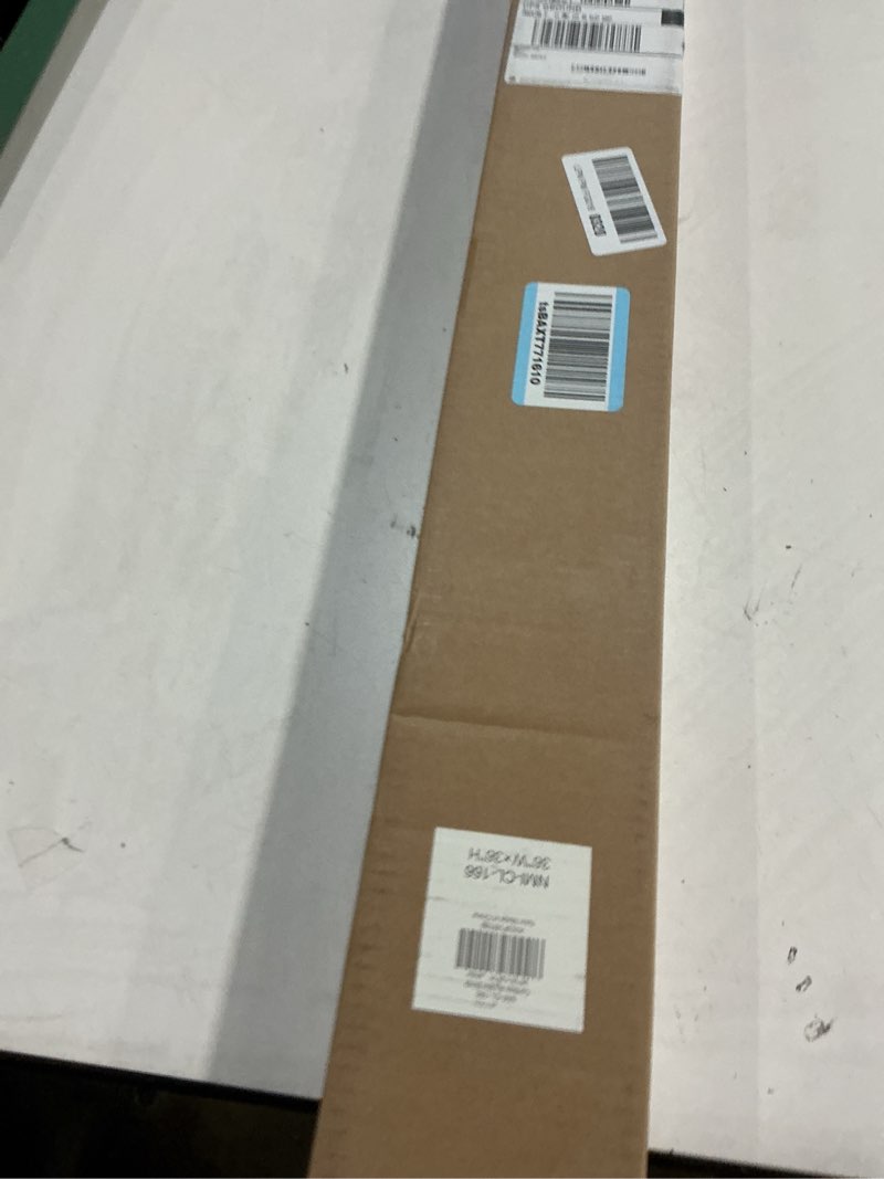 Condition photo showing New/Like New for LazBlinds No Tools-No Drill 1" Aluminum Mini Blinds, Cordless Blinds for Indoor Windows, Light Filtering Horizontal Blinds and Shades for Window Size 36'' W x 36'' H, White No Drill-white 36'' W x 36'' H