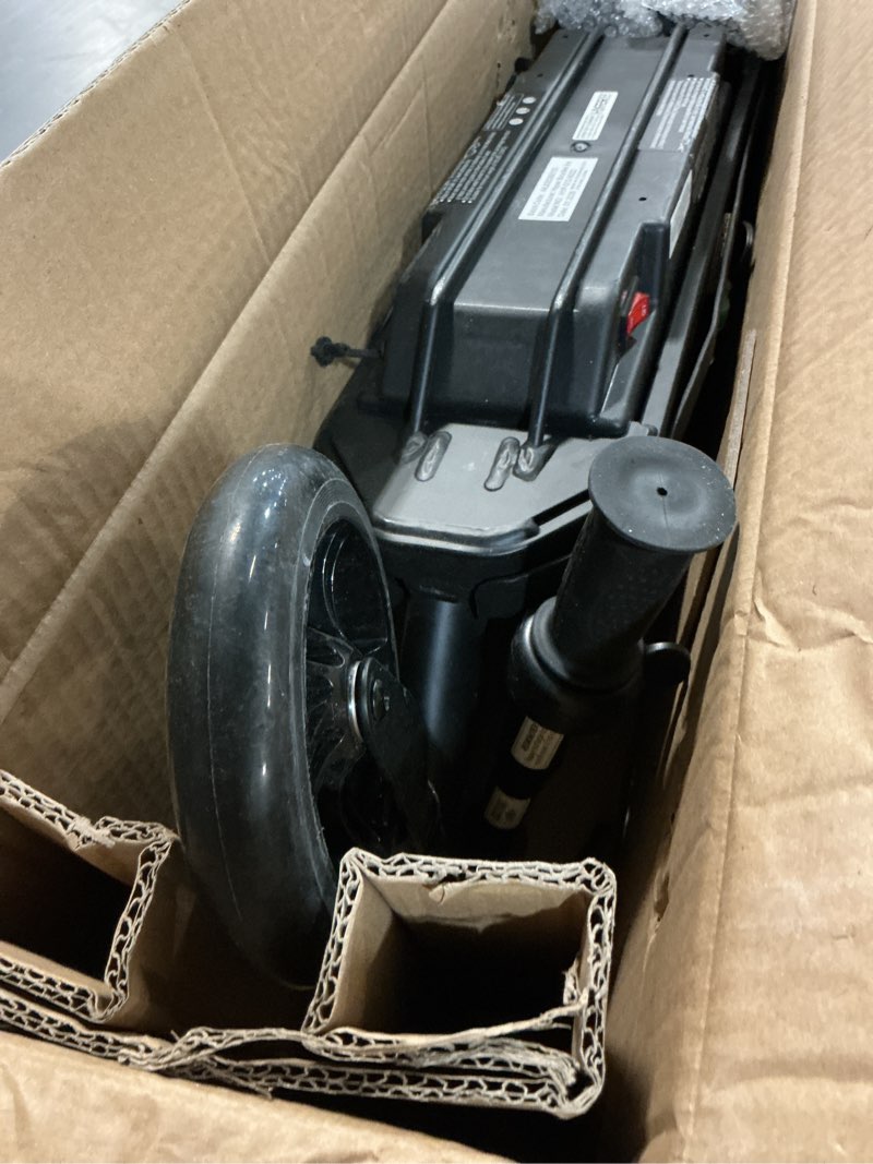 Condition photo showing As Is for hyper toys jammer 12v electric scooter for kids aged 8+, 10mph, 90w motor