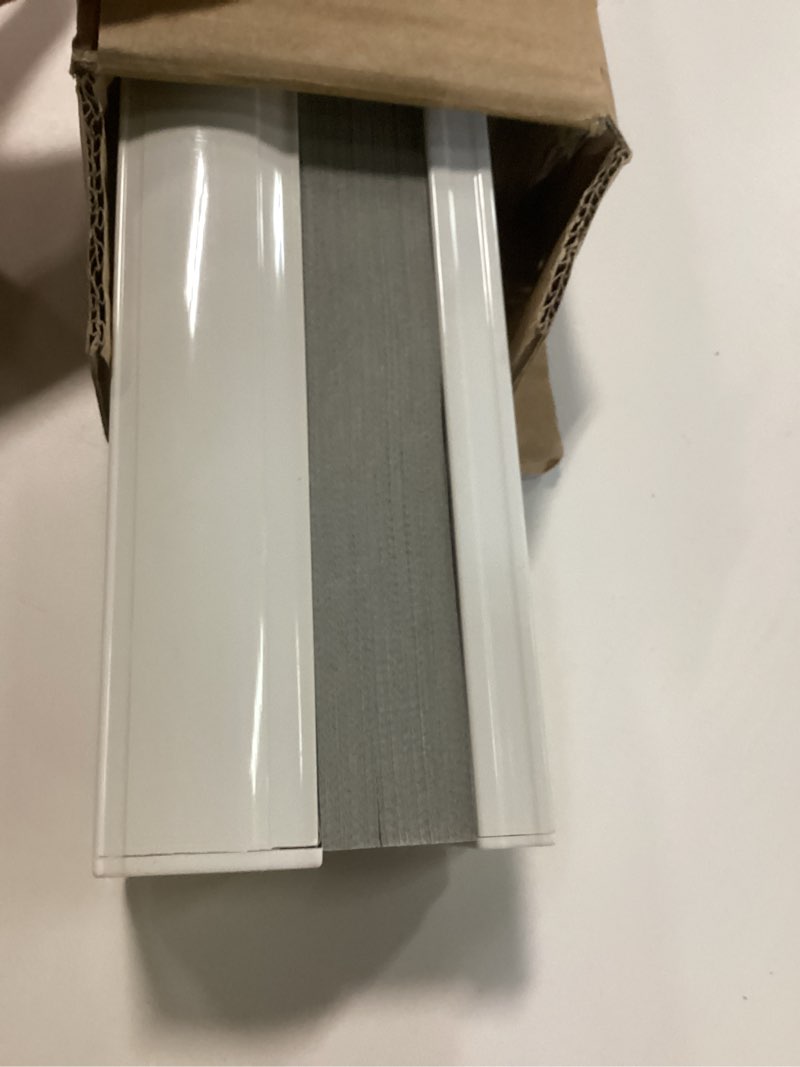 Condition photo showing Good Condition for MYshade Blackout Cordless Cellular Shades Honeycomb Shades for Indoor Windows Room Darkening Blinds for Home Office Pull Down Window Shades Easy to Install 27 inch Wide, H72 Grey Pleated Shades