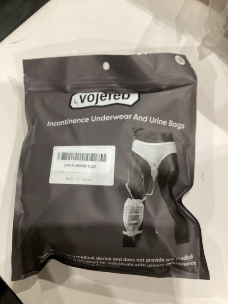 Condition photo showing New/Like New for Mens Incontinence Underwear – 3 Urine Bags for Leak-Free Comfort (Medium) Cloorless Medium