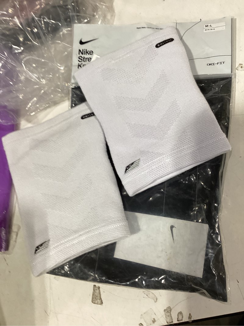 Condition photo showing Good Condition for Nike Streak Dri-Fit Volleyball Knee Pads White XS-S