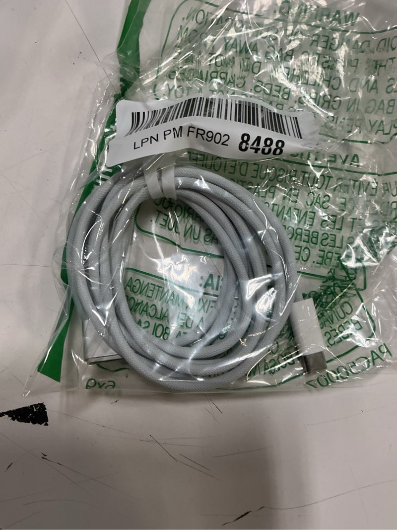 Condition photo showing Good Condition for USB C to Magnetic 3 Charger Cable for MacBook Pro 14 16 inch MacBook Air 13.6 15 inch 2025 2024 2023 2022 2021 M4 M3 M2 M1, Braided Cord & LED, Powerful Magnetic, Super Durable, Original Quality 6.6ft 6.6FT Sliver 1