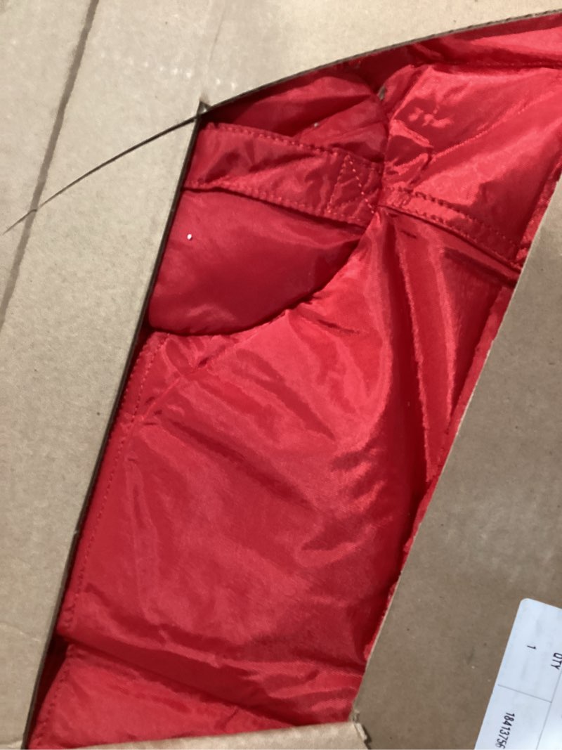 Condition photo showing Good Condition for Big Joe Classic Bean Bag Chair, Red Smartmax, Durable Polyester Nylon Blend, 2 feet Round Red Single Classic Beanbag