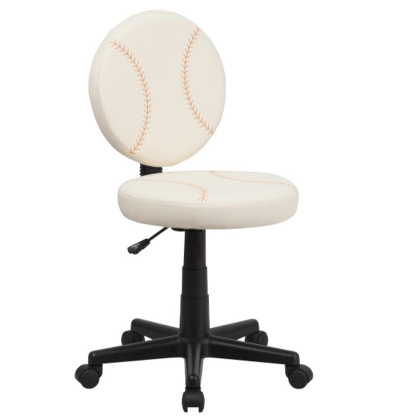 Flash Furniture Baseball Swivel Task Office Chair