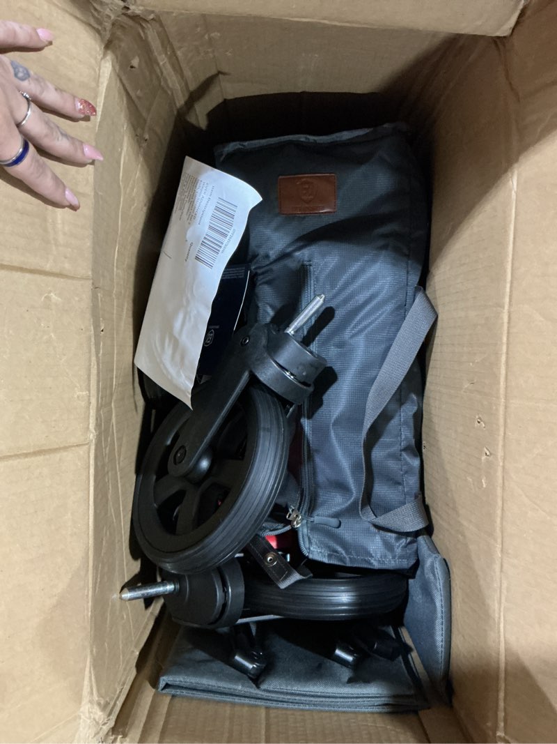 Condition photo showing Good Condition for ever advanced side-unzip stroller wagon for 2 kids - 2-in-1 bench mode & all-terrain push-pull wagon - spica cast & special needs friendly - jpma certified, uv canopy, foldable for zoo, beach & travel gray