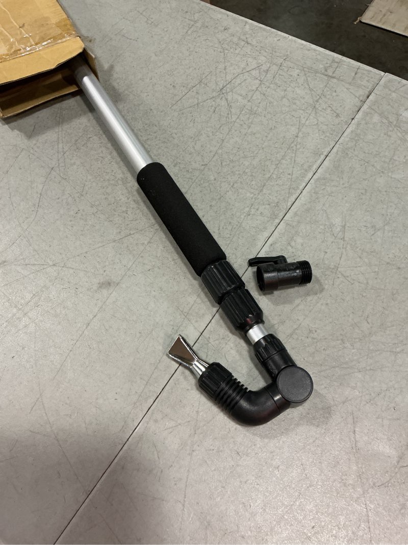 Condition photo showing New/Like New for orbit 58543 telescoping gutter cleaning wand, silver 1 silver