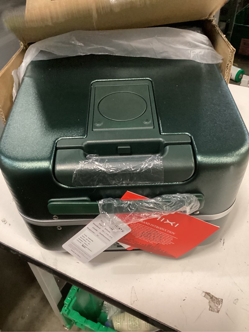 Condition photo showing Good Condition for mixi Carry On Luggage with Cup Phone Holder and Charger Hard Shell Suitcases with Spinner Wheels,20 Inch Blackish Green Blackish green 20-inch