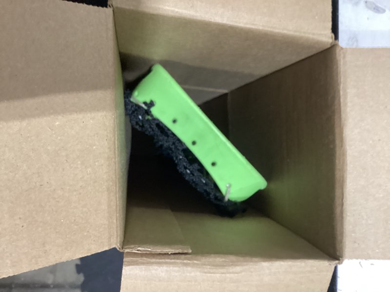 Condition photo showing Good Condition for franklin sports future champs youth lacrosse stick + ball set - kids 32" inch practice stick - beginner backyard plastic stick + lightweight soft ball 32" green 2