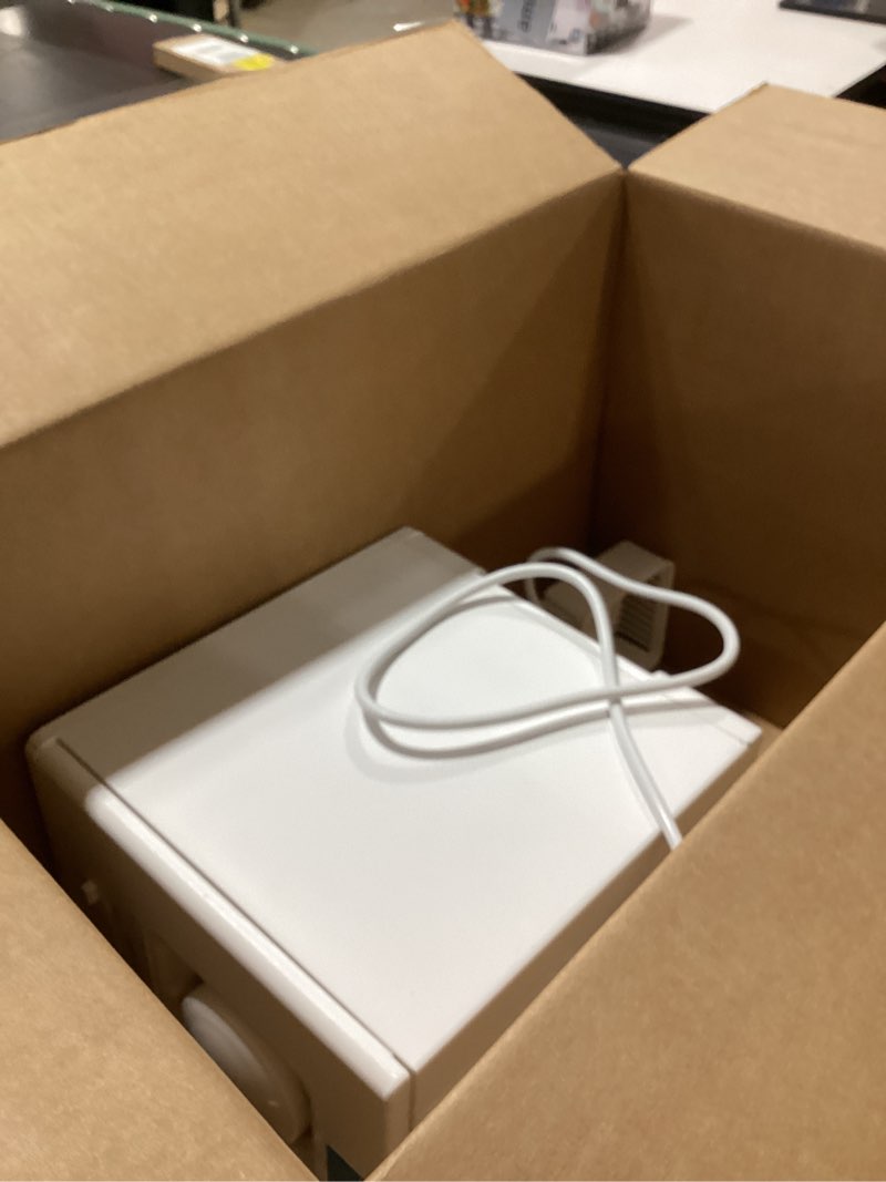 Condition photo showing As Is for 3L Stainless Steel Warm Mist Humidifier with Easy Clean and Warm Steam Function, Healthy Air Mist Humidifiers for Bedroom Living Room, with Sleep Mode and Auto-off Setting