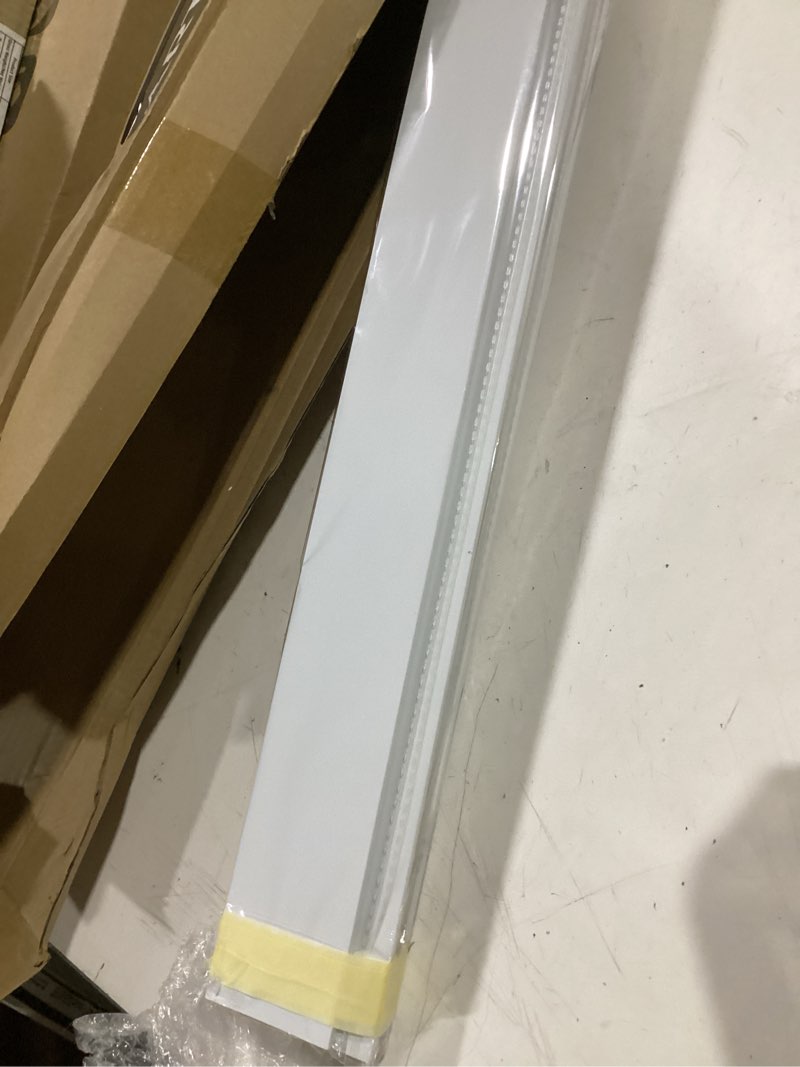Condition photo showing Good Condition for artgow metal floating frame for 24"x32" canvas oil paintings, diy canvas frames with 1.5" deep, floater frame for canvas prints wall art/portrait/landscape living room bedroom kitchen decor (white) white for 24" x 32"
