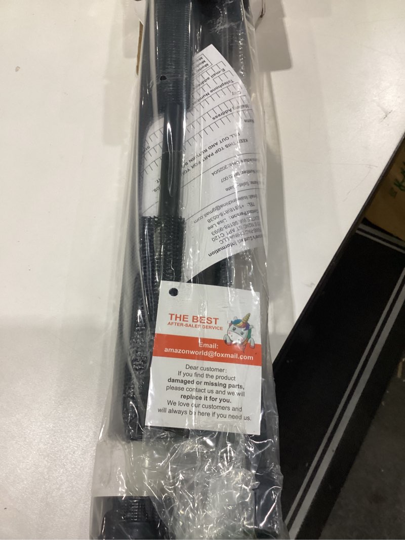Condition photo showing Good Condition for reinforced 42" tall x 75" wide retractable baby gate with support rods - prevents crawling under extra tall pet gate indoor mesh gate outdoor long baby gate tall dog gates for doorways, black black (42" tall x 75" wide)