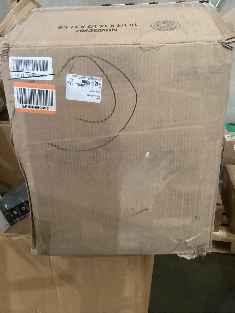 Condition photo showing As Is for nuwave brio air fryer oven, 15.5qt x-large family size, ss rotisserie basket &-skewer kit, powerful 1800w, 50f-425f temp controls, integrated smart thermometer