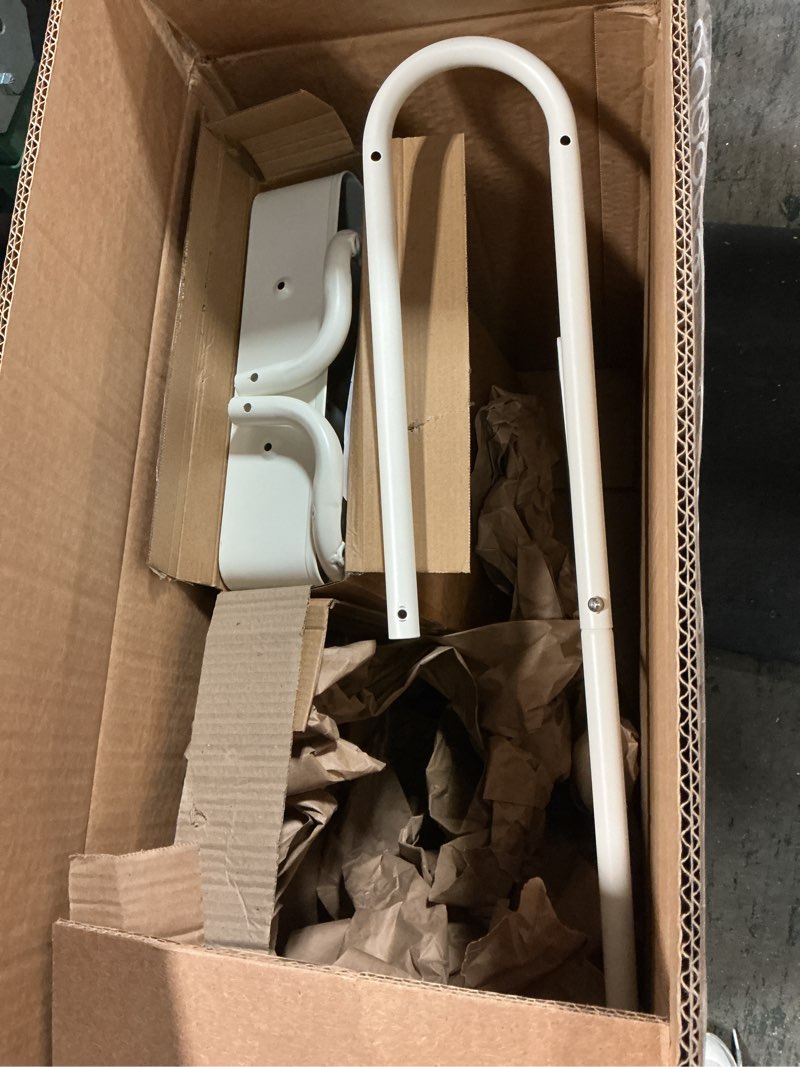 Condition photo showing As Is for Baby Diaper Caddy Organizer Cart - 3 Tier Rolling Storage Cart with Wheels, Baby Essentials Nursery Storage, Detachable Dividers - for Crib, Bedroom, Art & Craft Organizer (Off White)