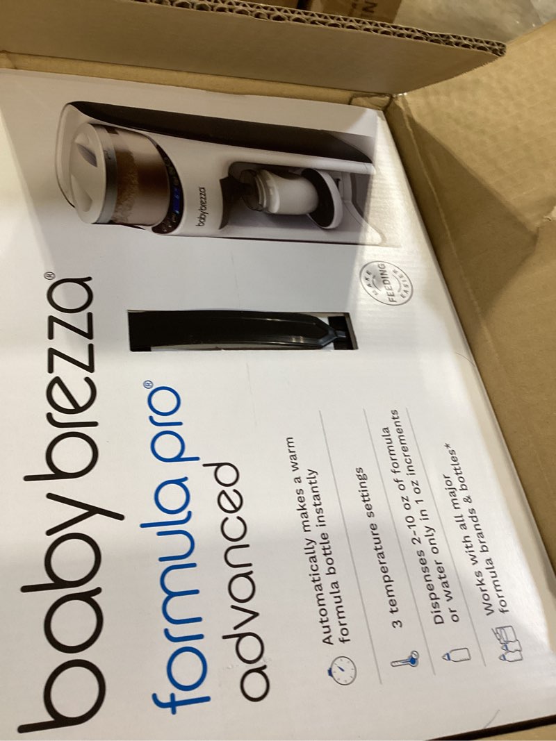 Condition photo showing Good Condition for baby brezza new and improved formula pro advanced formula dispenser machine - automatically mix a warm formula bottle instantly - easily make bottle with automatic powder blending, white
