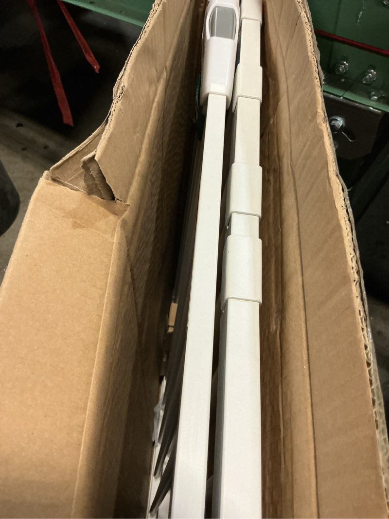 Condition photo showing Good Condition for Babelio 29-55 Inch Extra Wide Baby/Dog Gate, PressGuard P7, Metal Auto Close, Pressure Mounted Pet Door for Doorways, NO Need Tools and Drilling, with Wall Cups, White White 30"Tall 29"-55" Wide