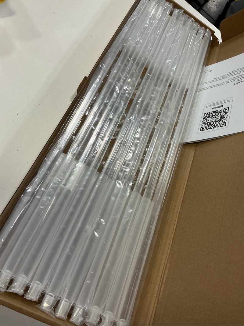 Condition photo showing New/Like New for tekxyz 23.6 inch height clear acrylic balloon stand for table centerpiece decoration, set of 10 23.6inch 10 pack
