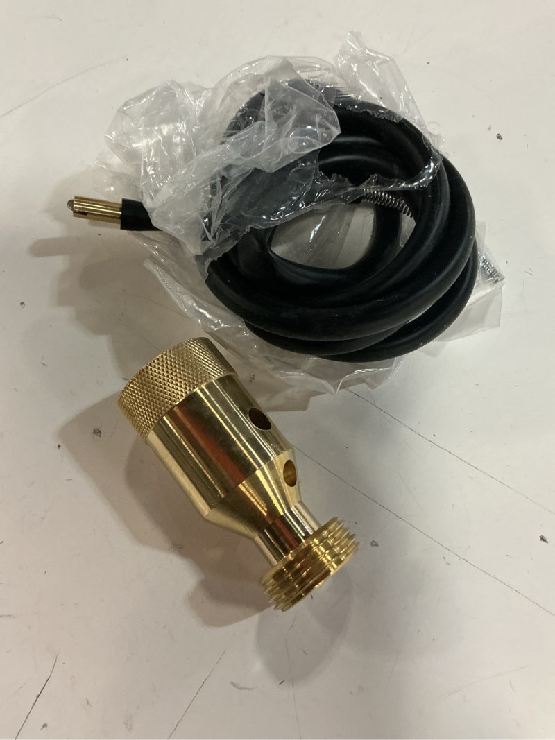 Condition photo showing Good Condition for 1 pack 3/4'' hose siphon fertilizer injector, venturi automatic liquid mixer for garden irrigation, farm & greenhouse watering system, easy install fertilizer dispenser with silicone tube