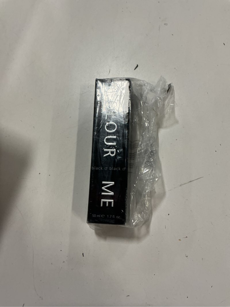 Condition photo showing New/Like New for Colour Me Homme Black by Milton-Lloyd for Men - 1.7 oz EDT Spray Black 1.7 fluid ounces (Pack of 1)