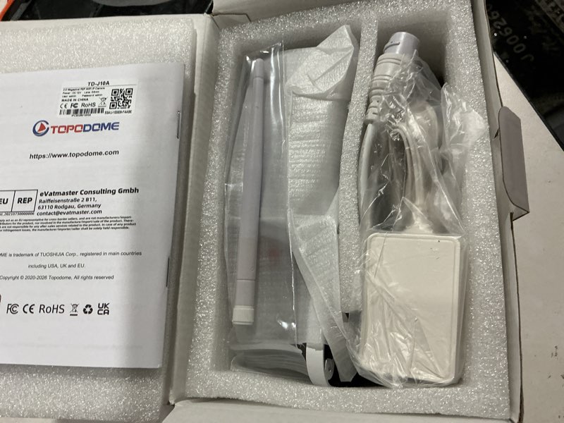 Condition photo showing Good Condition for wi-fi bullet security camera outdoor,1080p onvif ip wifi surveillance camera, humanoid detect/ 2-way audio/siren alarm/sd card/night vision, weatherproof ip66 metal case (white)