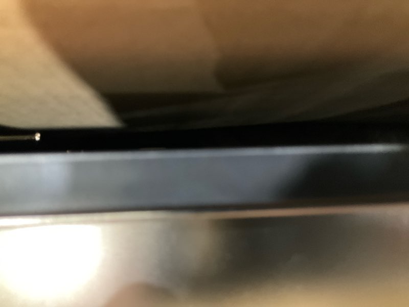 Condition photo showing Good Condition for stainless steel litter box with lid,front entry top exit kitty litterbox,extra large enclosed metal cat box with litter scoop & litter mat-black