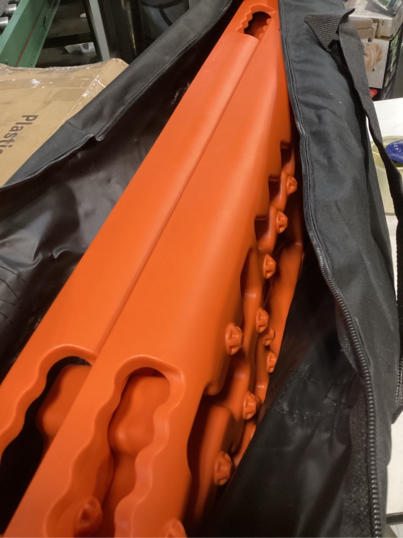 Condition photo showing Good Condition for Off-Road Traction Boards with Jack Base, Heavy-Duty Recovery Tracks for 4x4, Truck, Jeep, SUV,Ideal Offroad Accessories for Mud, Sand & Snow (Large)