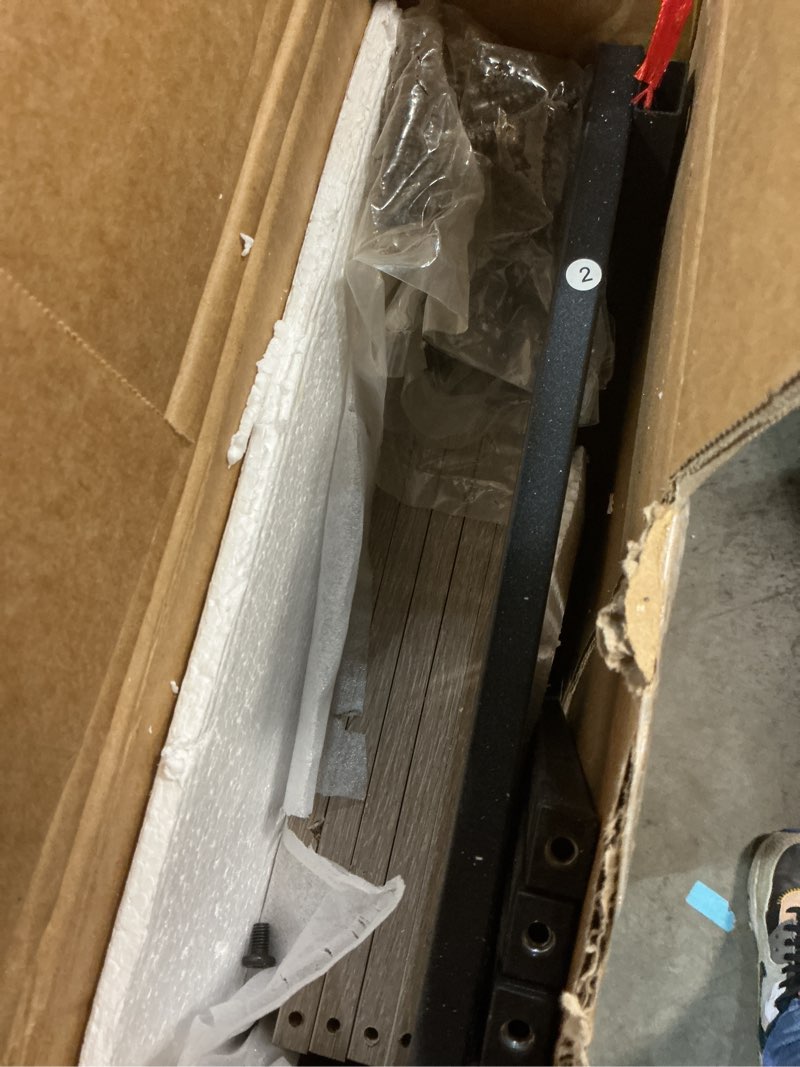 Condition photo showing Good Condition for NUMENN Bookshelf, 5 Tier Bookshelves, Home Office Bookcase Shelf Storage Organizer, Free Standing Storage Shelving Unit for Bedroom, Living Room and Home Office, Grey 5 Tier(wide) Grey