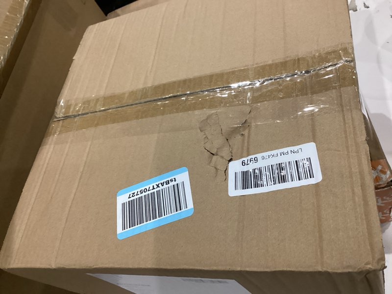 Condition photo showing New/Like New for KIVY Concrete Fruit Bowl for Kitchen Counter - Large Decorative Bowl for Home Decor - Modern Fruit Basket for Entryway Table - Concrete Bowl - Decorative Bowls for Home Decor - White Fruit Bowl Decor Cream Flat