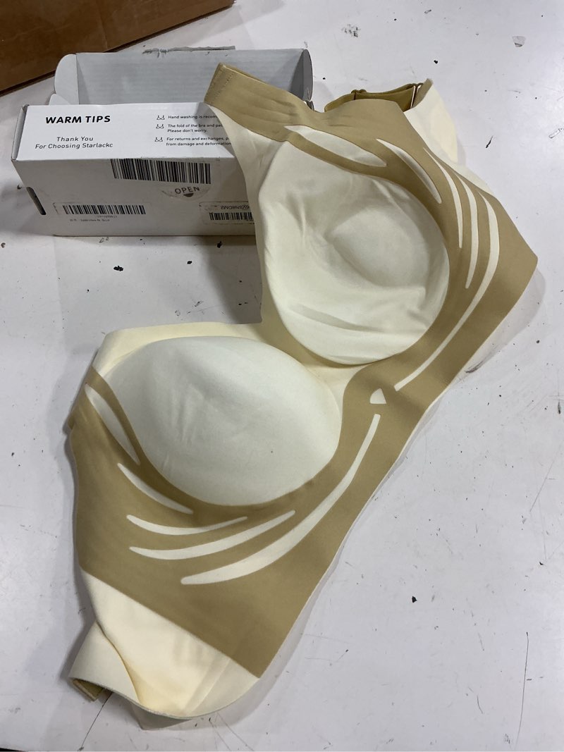 Condition photo showing Good Condition for (size:m)jelly bras for women plus size bras wireless bra no underwire push up seamless sleep comfortable womens medium skini
